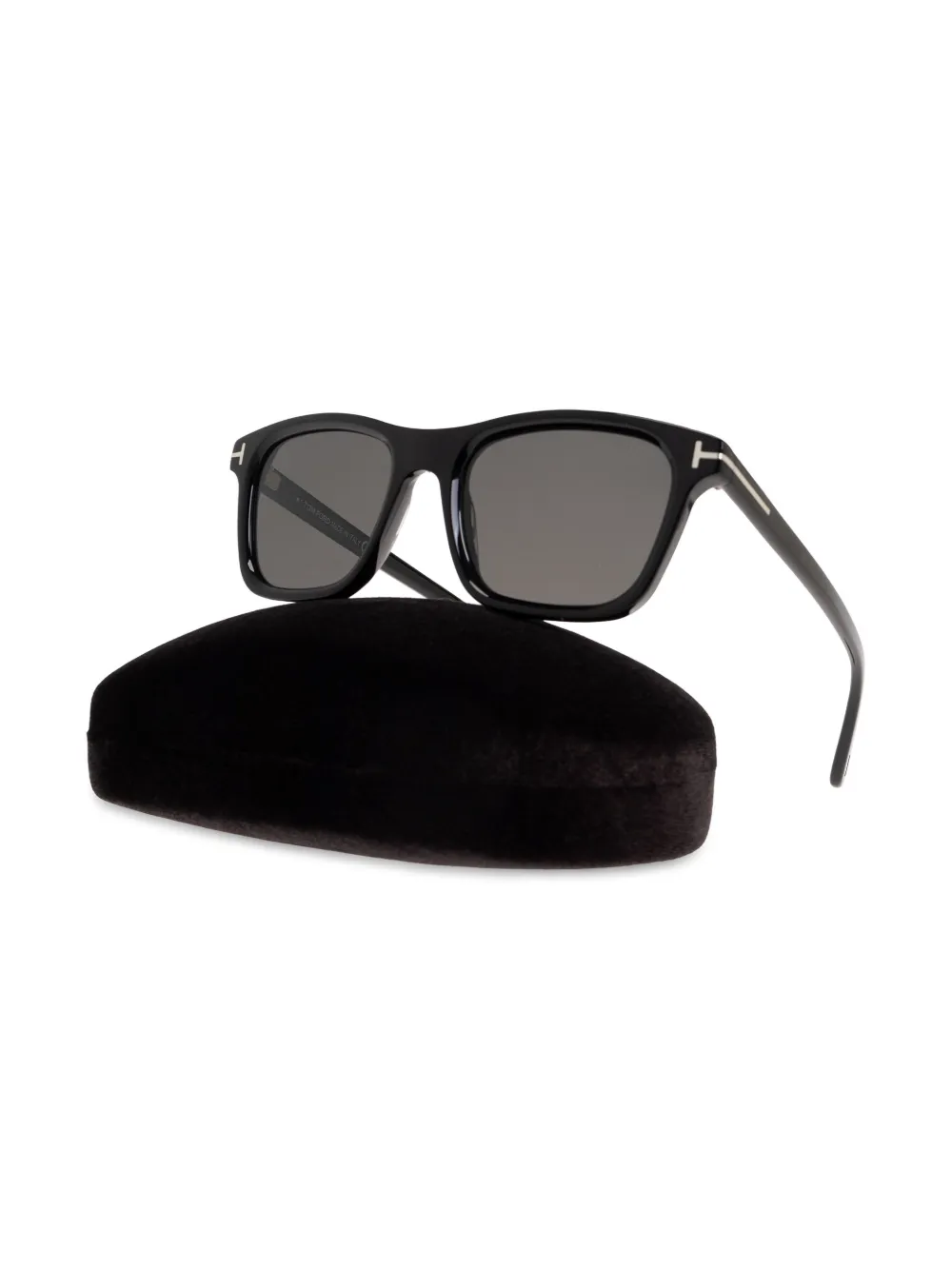 TOM FORD Eyewear Zonnebril met vierkant montuur Zwart