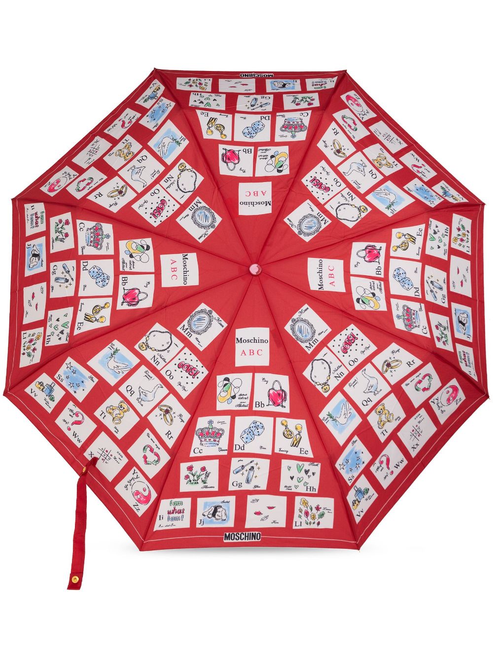 alphabet-print umbrella