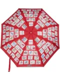 Moschino alphabet-print umbrella - Red