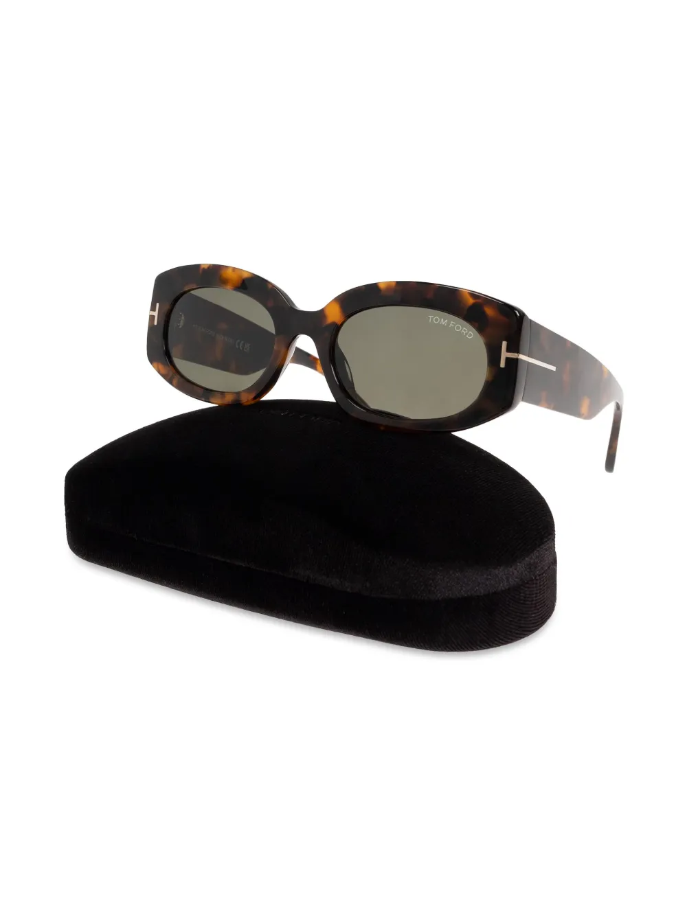 TOM FORD Eyewear Cielle zonnebril Bruin