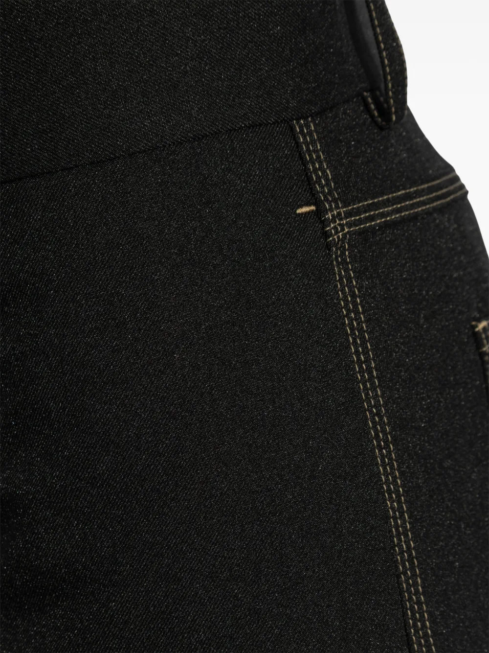 Jil Sander Broek met ceintuur Zwart