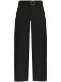 Jil Sander belted trousers - Black