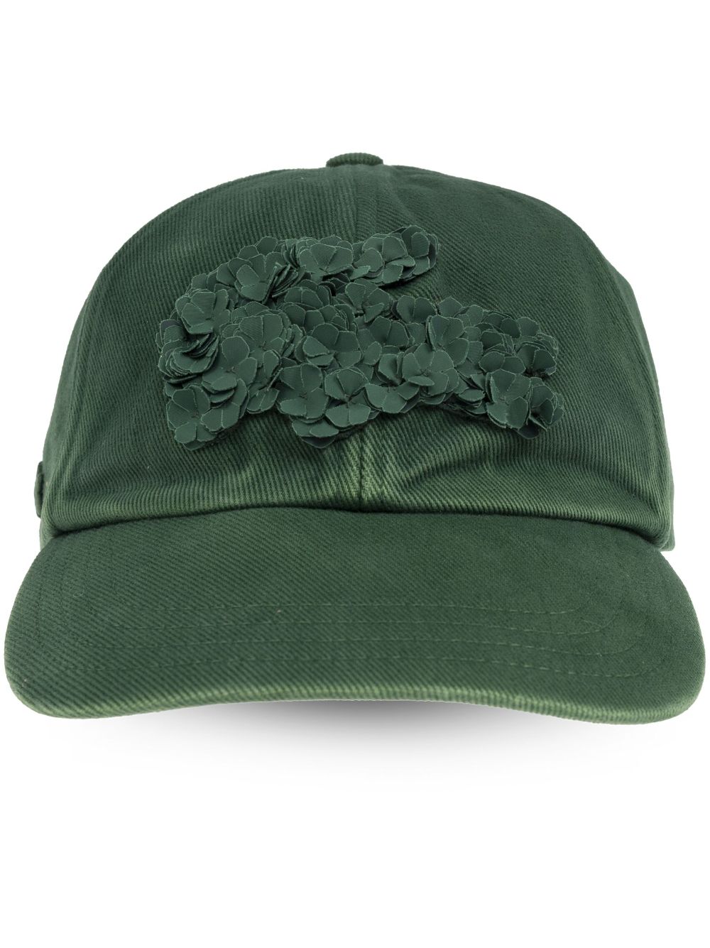 x Lemarié floral-appliqué cap