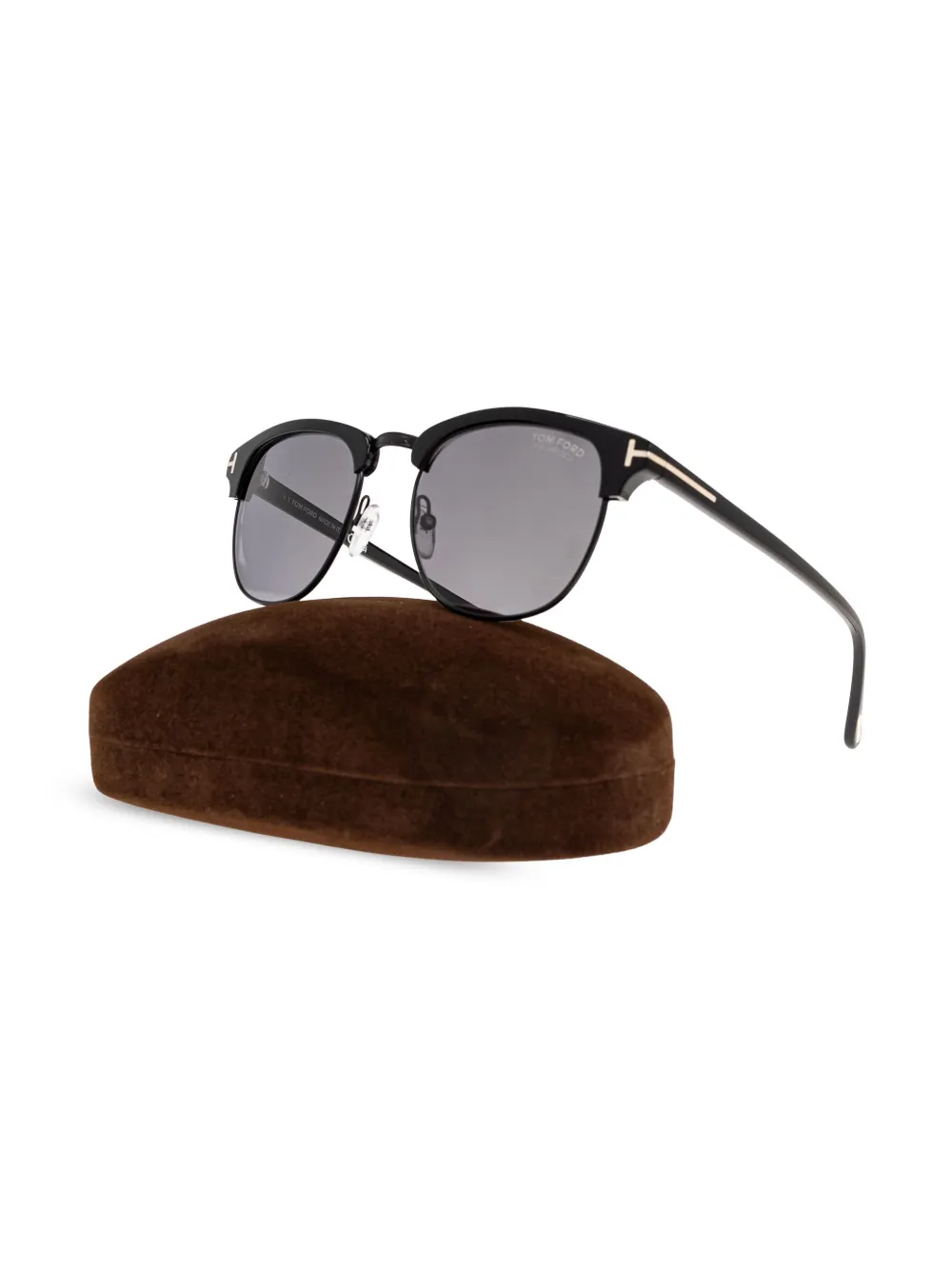TOM FORD Eyewear Zonnebril met vierkant montuur Zwart