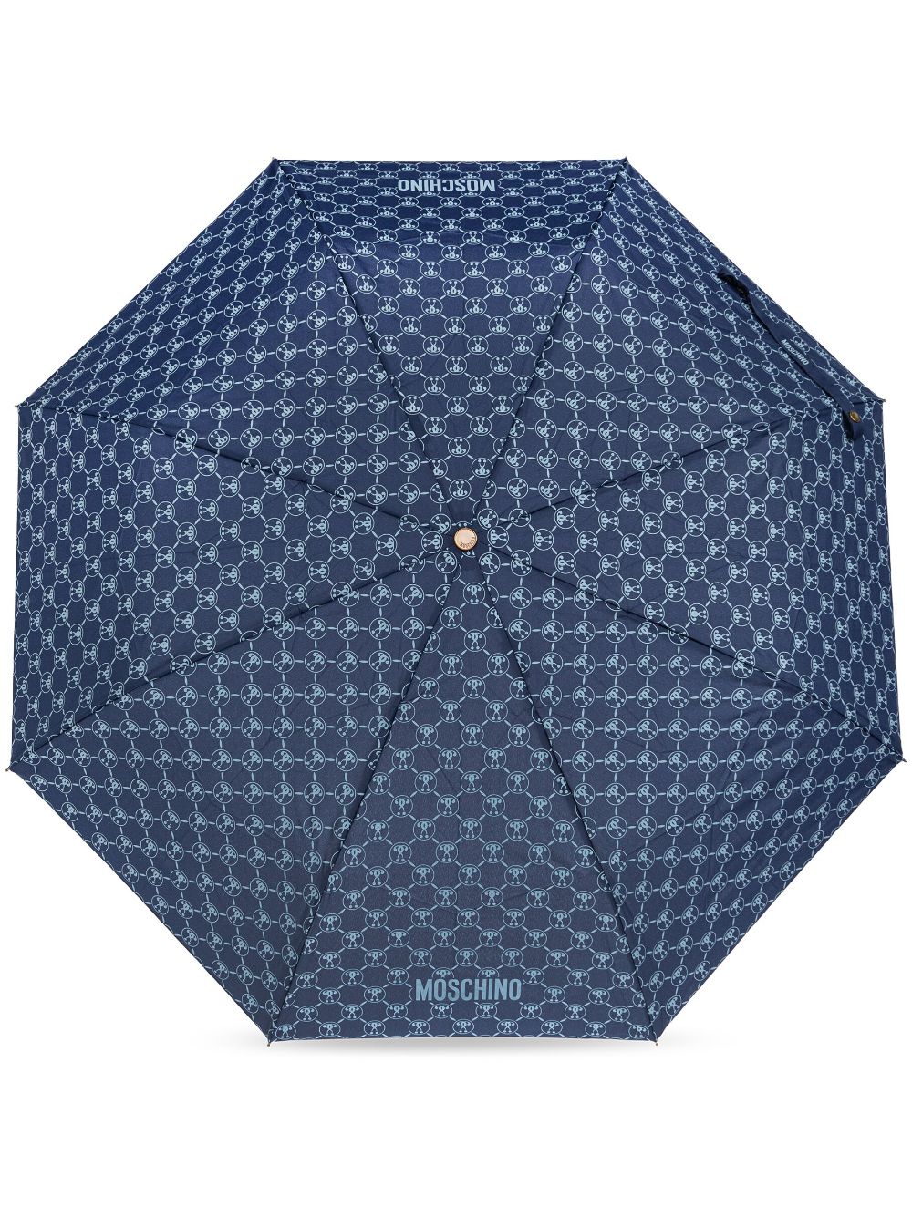 monogram-pattern umbrella