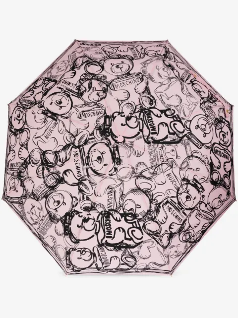 Moschino Teddy Bear 印花雨伞