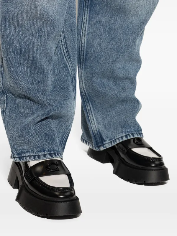 Coach Leah Platform Loafers | Black | FARFETCH