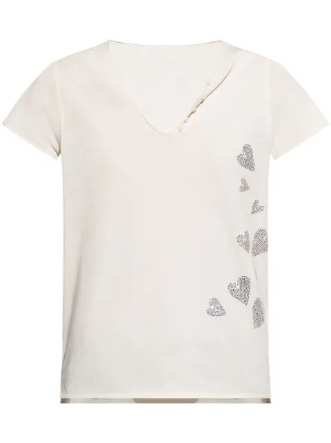 Zadig&Voltaire rhinestone-embellished T-shirt