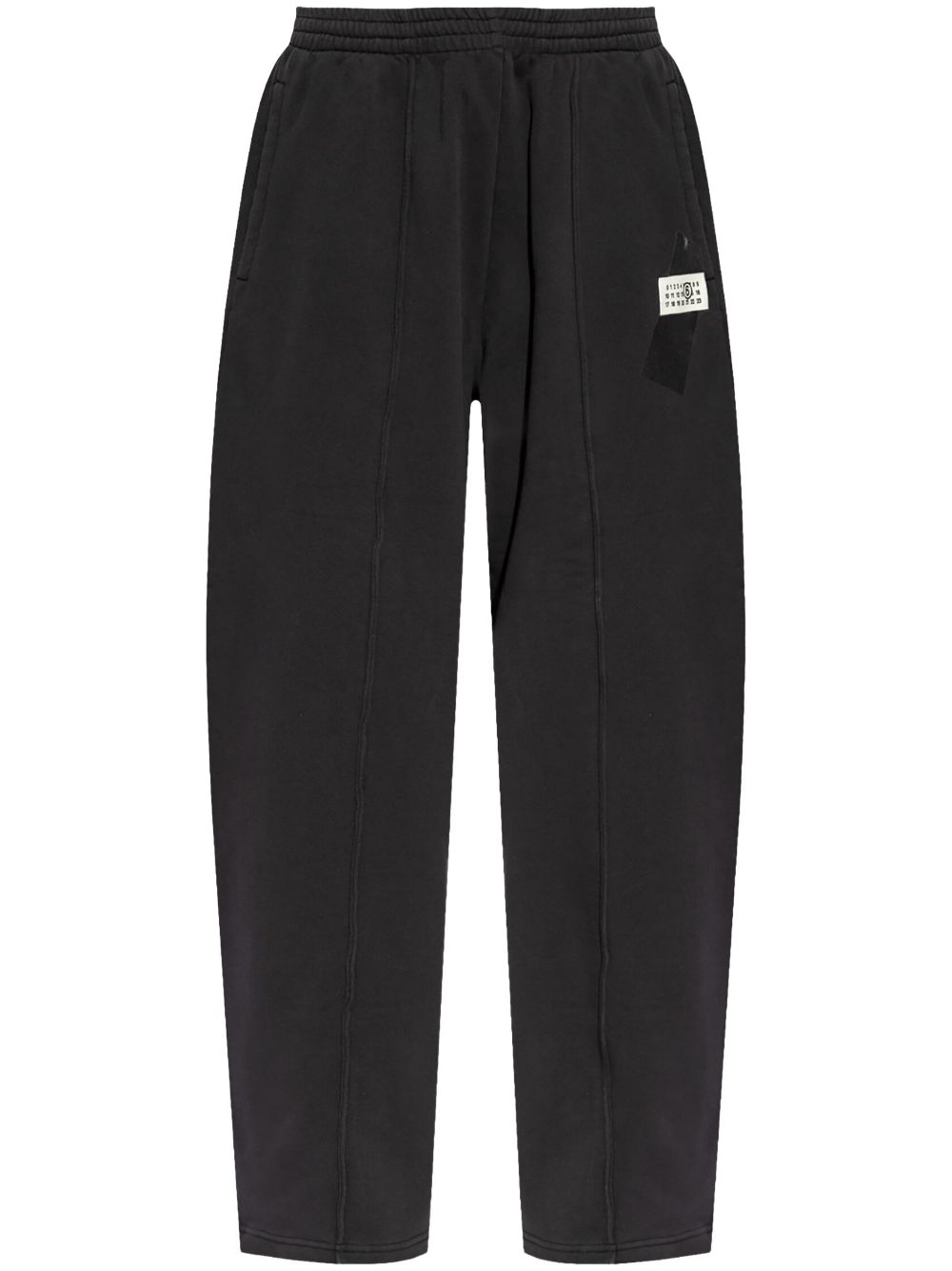 MM6 Maison Margiela numbers motif track pants – Black