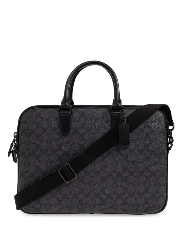Coach laptop tote top