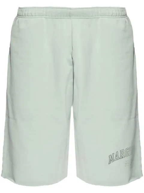 MM6 Maison Margiela shorts deportivos con logo estampado