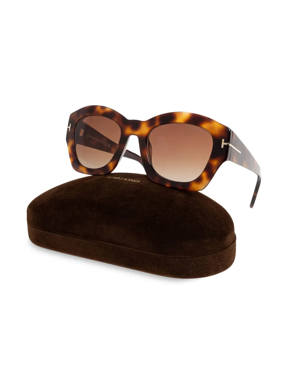 TOM FORD Eyewear Guilliana zonnebril Bruin