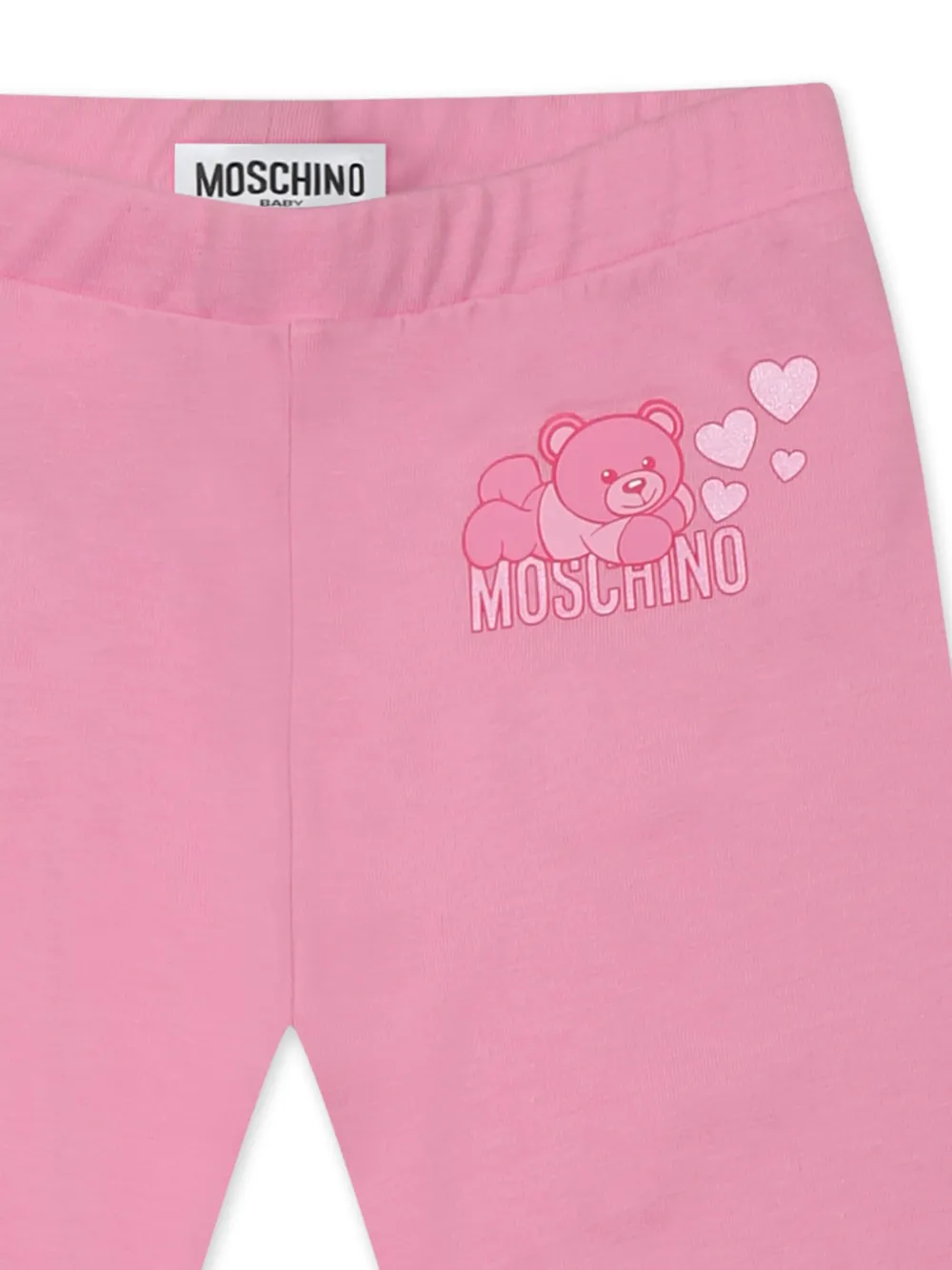 Moschino Kids Teddy Bear legging Roze