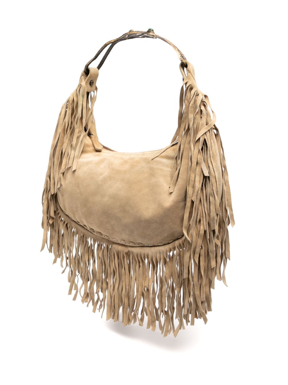 Valentino Garavani Pre-Owned Fringe bag - Beige