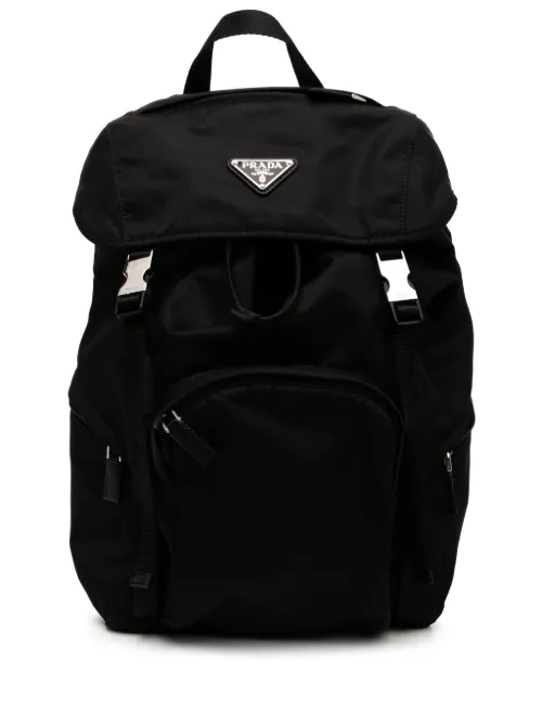 Sac à dos à patch logo - Prada Pre-Owned - Modalova