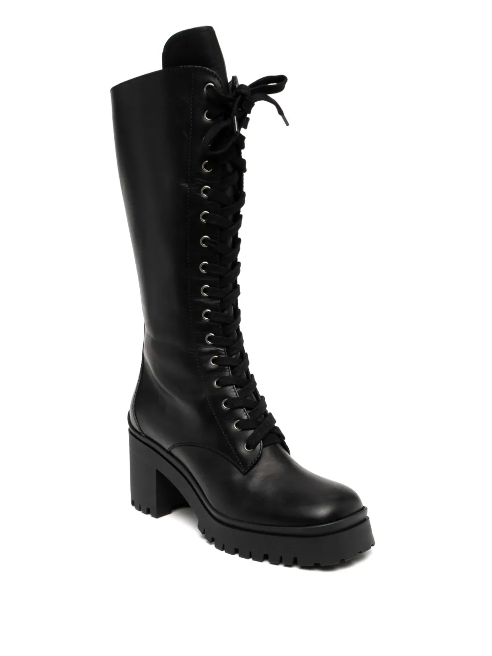 Miu Miu Pre-Owned leather boots - Zwart