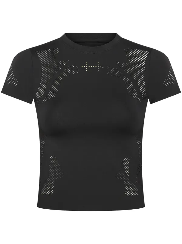 【関税込み】HELIOT EMIL ブラック Intine Tシャツ HELIOT EMIL Intine ラウンドネック Tシャツ | ブラック