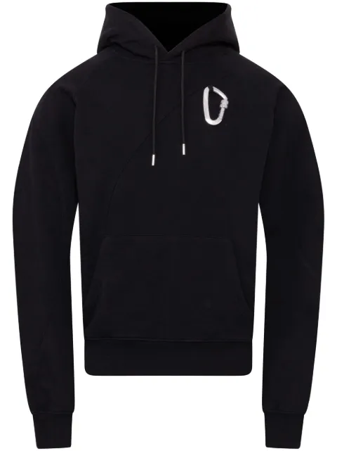 HELIOT EMIL carabiner-detail hoodie