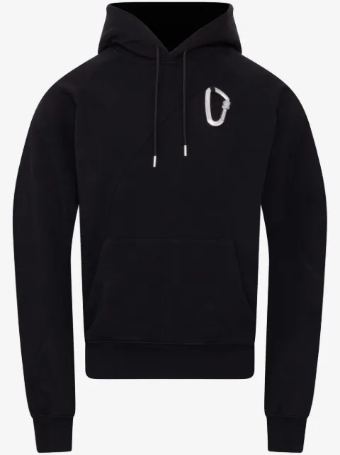 HELIOT EMIL carabiner-detail hoodie