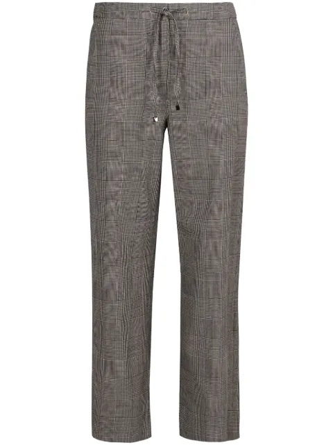 'S Max Mara Prince of Wales check trousers