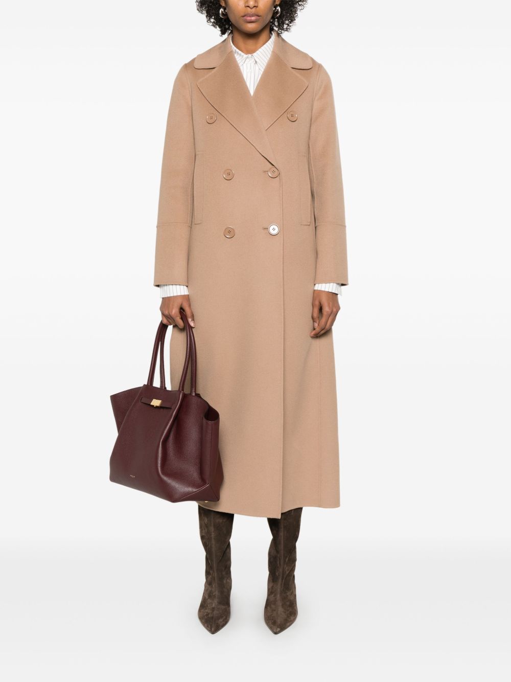 'S Max Mara Custodi jas - Bruin