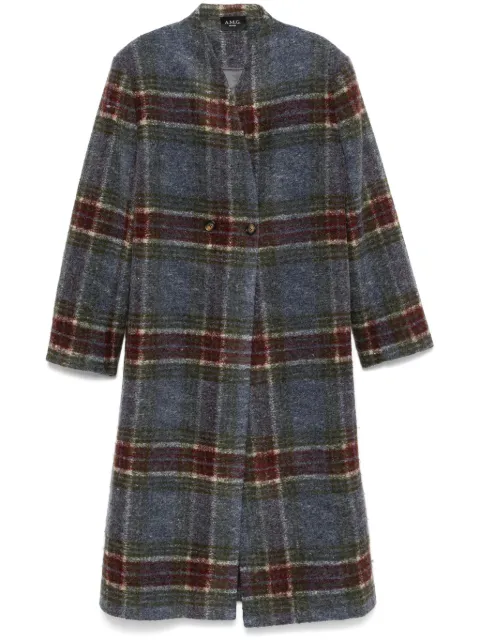 A.M.G. checked coat FW25WCHCCHB - 0