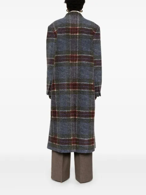 A.M.G. checked coat FW25WCHCCHB - 3