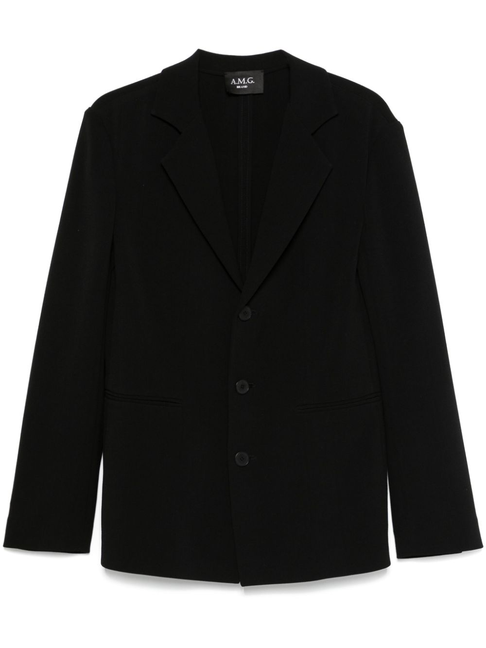 A.M.G. single-breasted blazer - Black