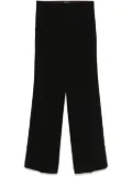 A.M.G. pleat-detail trousers - Black