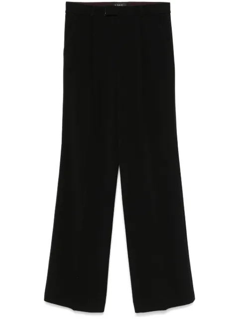 A.M.G. pleat-detail trousers