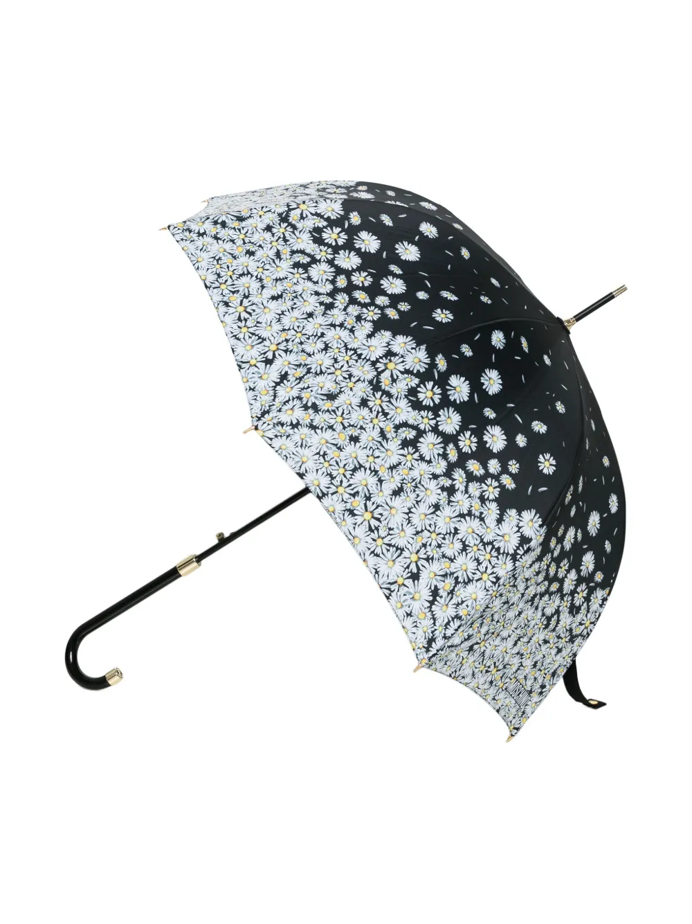 Moschino Raining Daisies paraplu Zwart