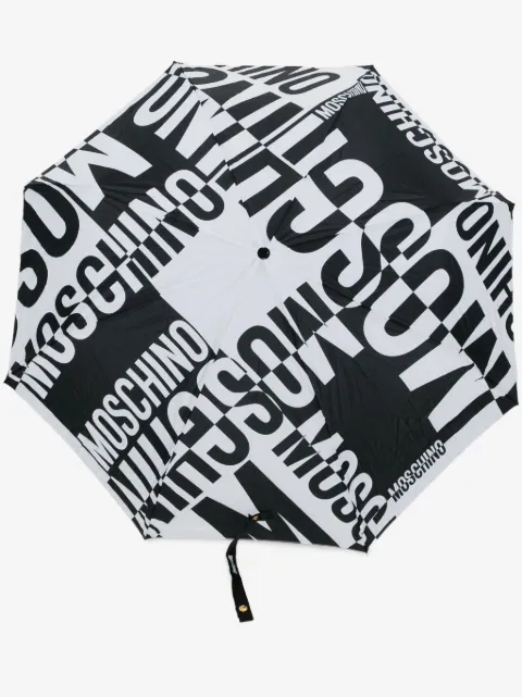Moschino logo-print umbrella