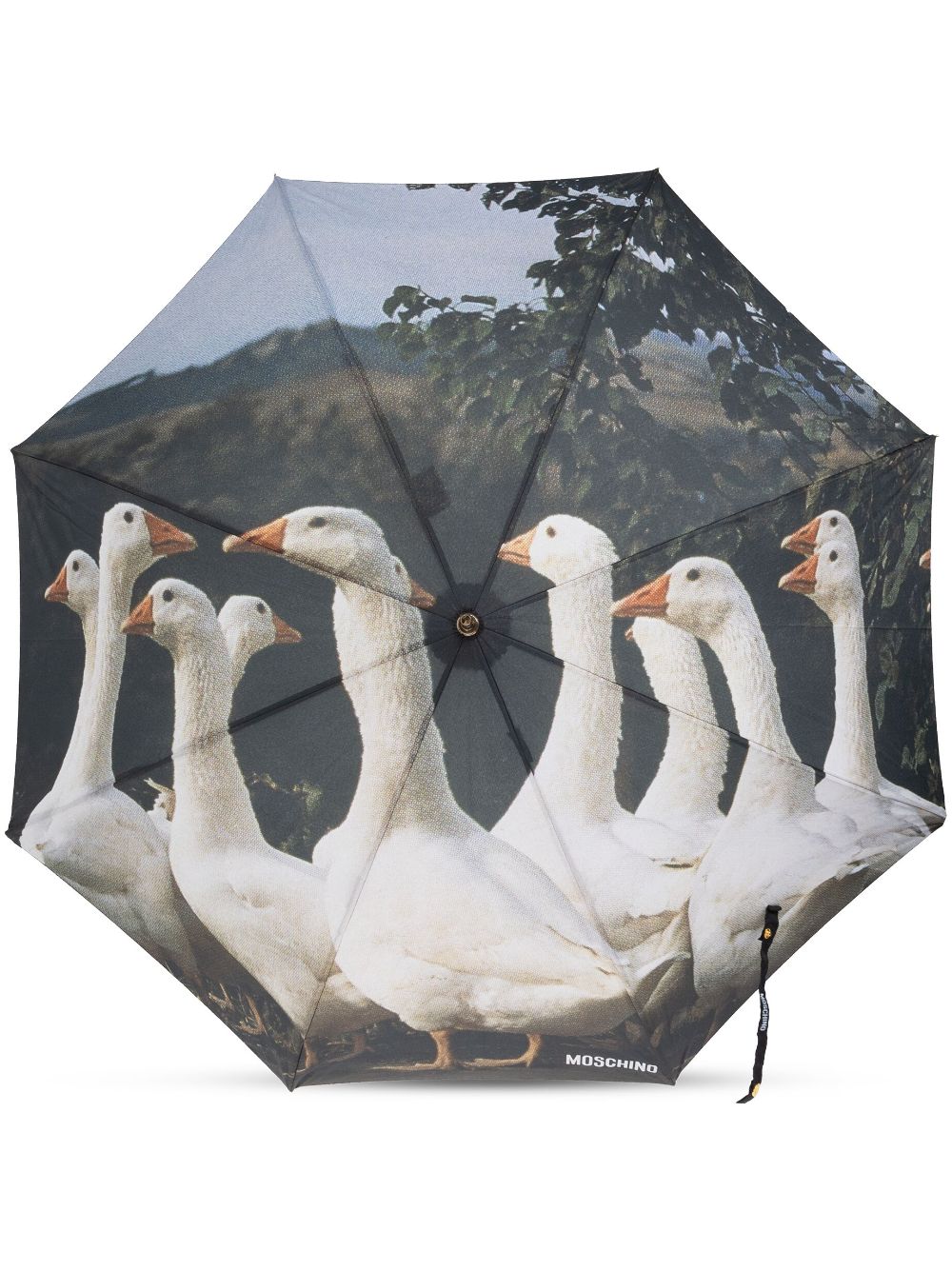 geese-print umbrella