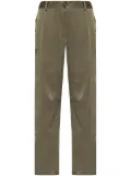 Helmut Lang satin straight-leg trousers - Green