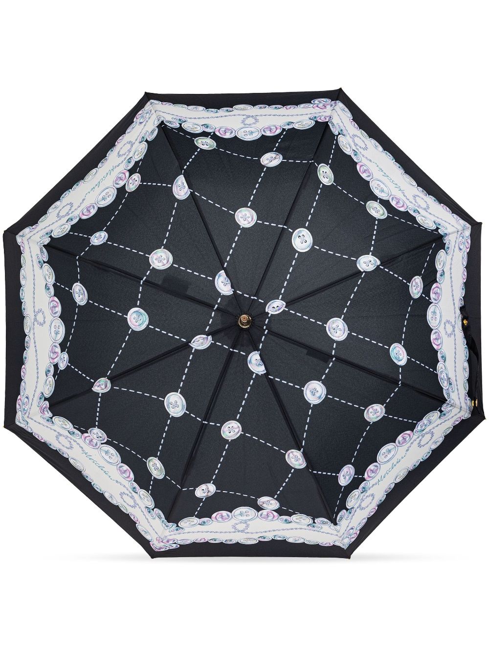 button-print umbrella