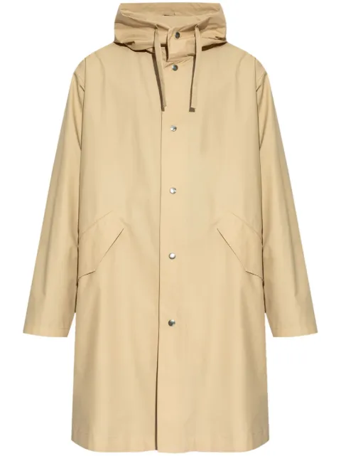 Jil Sander impermeable con logo estampado