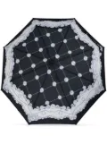 Moschino button-print umbrella - Black