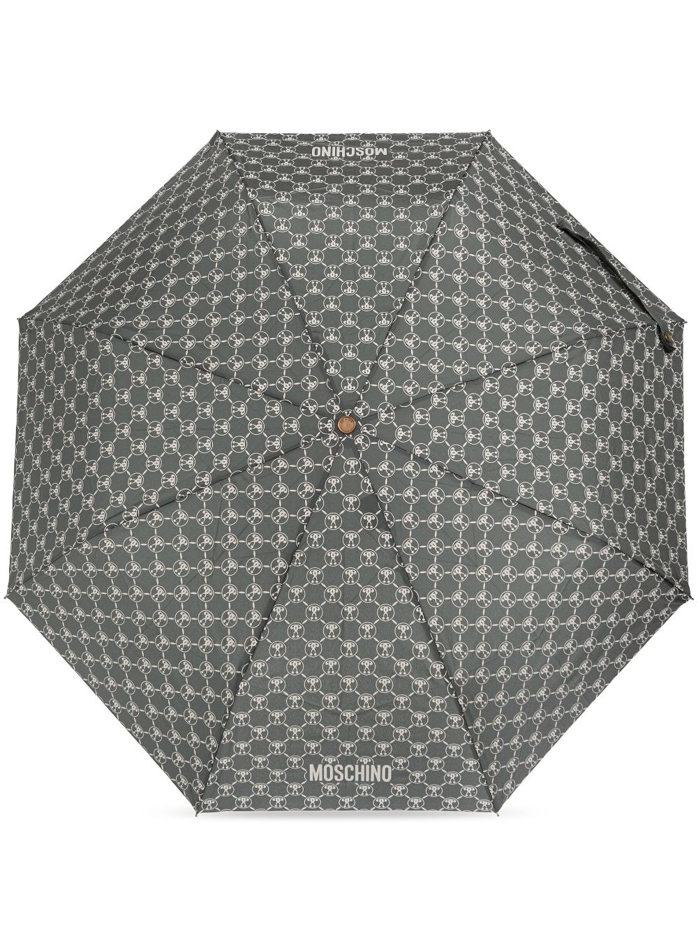 monogram-pattern umbrella