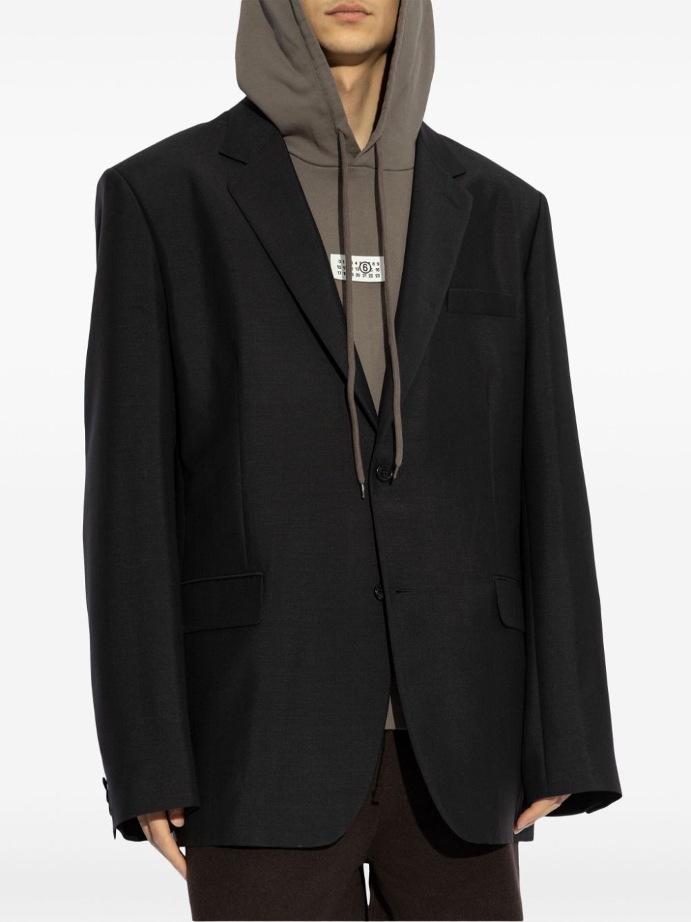 Maison Margiela Wollen blazer Zwart