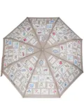 Moschino alphabet-print umbrella - Neutrals