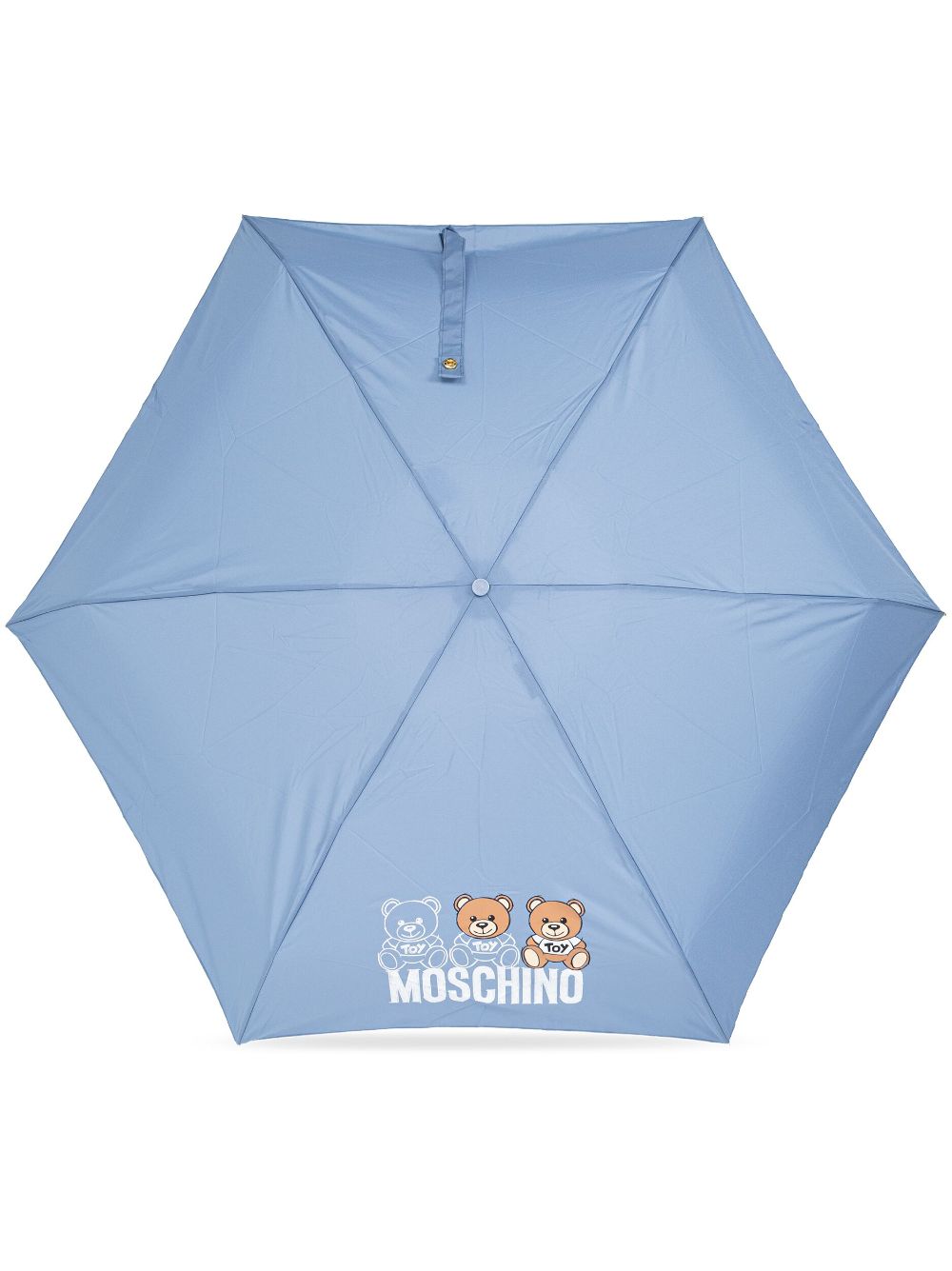 Moschino Paraplu met logoprint Blauw