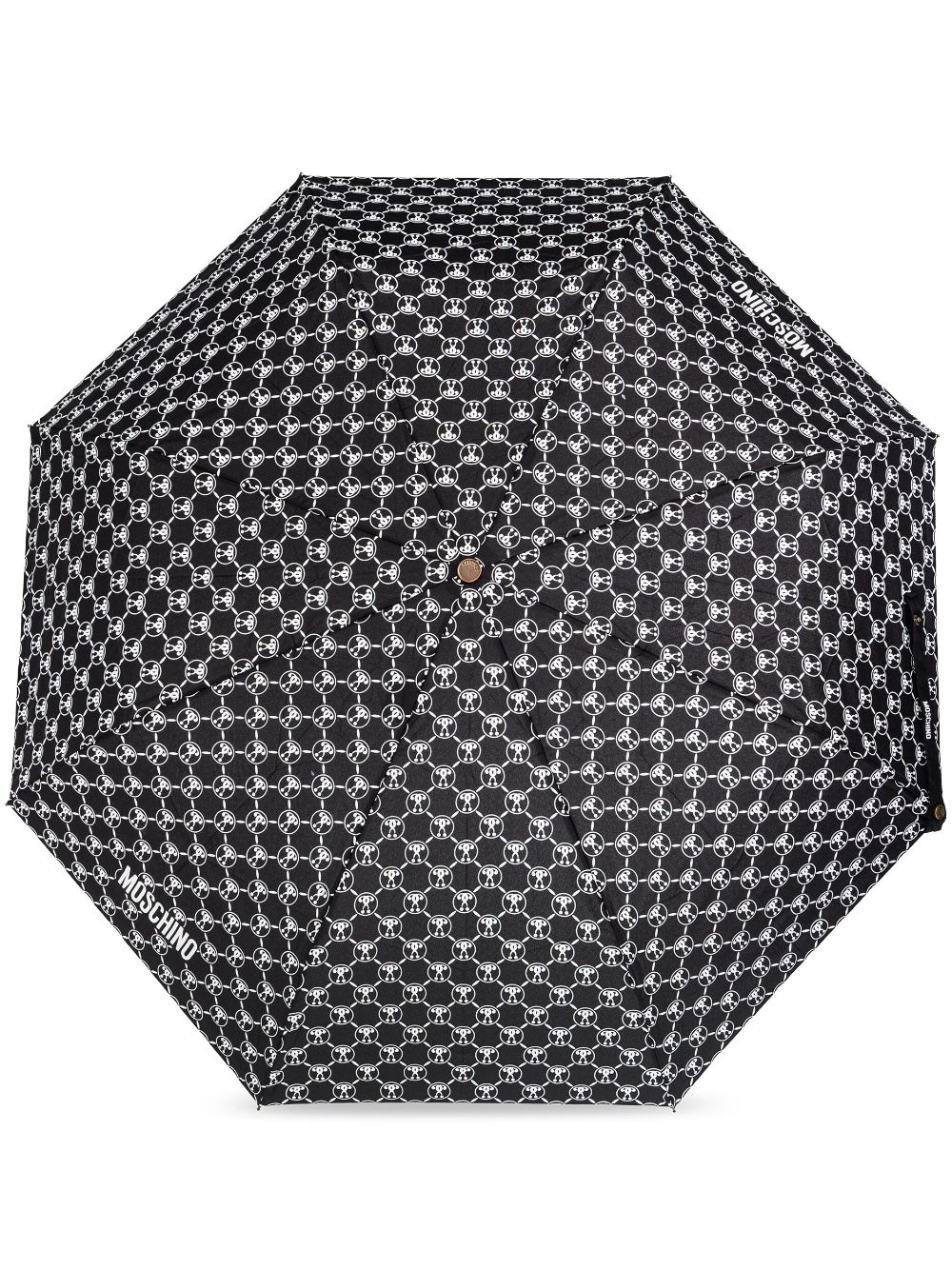 monogram-pattern umbrella