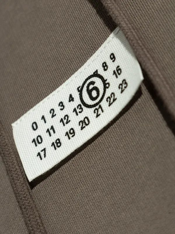 MM6 Maison Margiela ナンバーモチーフ パーカー | グリーン MM6 Maison Margiela ナンバーモチーフ パーカー | グリーン