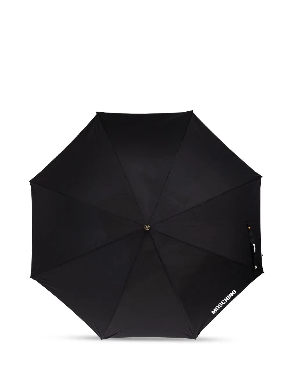 Moschino Logo-print Umbrella In Black