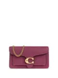 Coach logo plaque crossbody bag - Pink