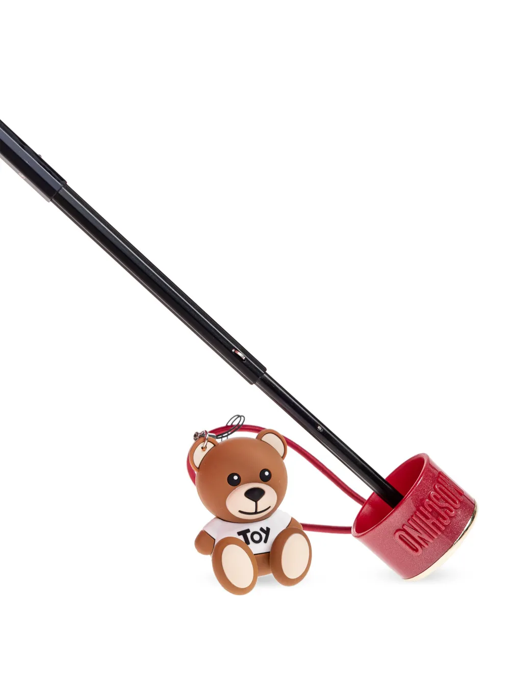 Moschino Teddy Bear-print Umbrella In Red