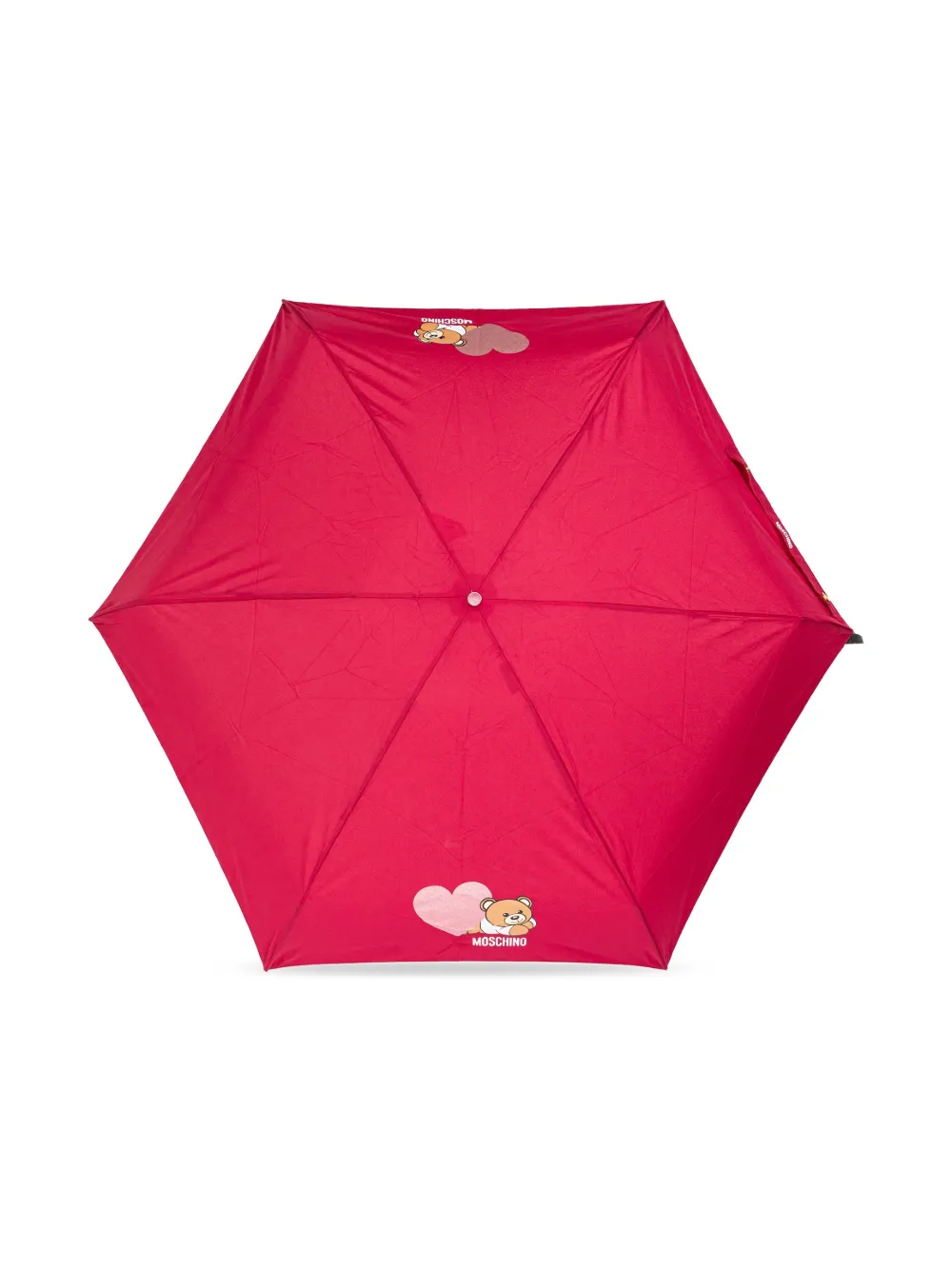Moschino Teddy Bear-print Umbrella In Red