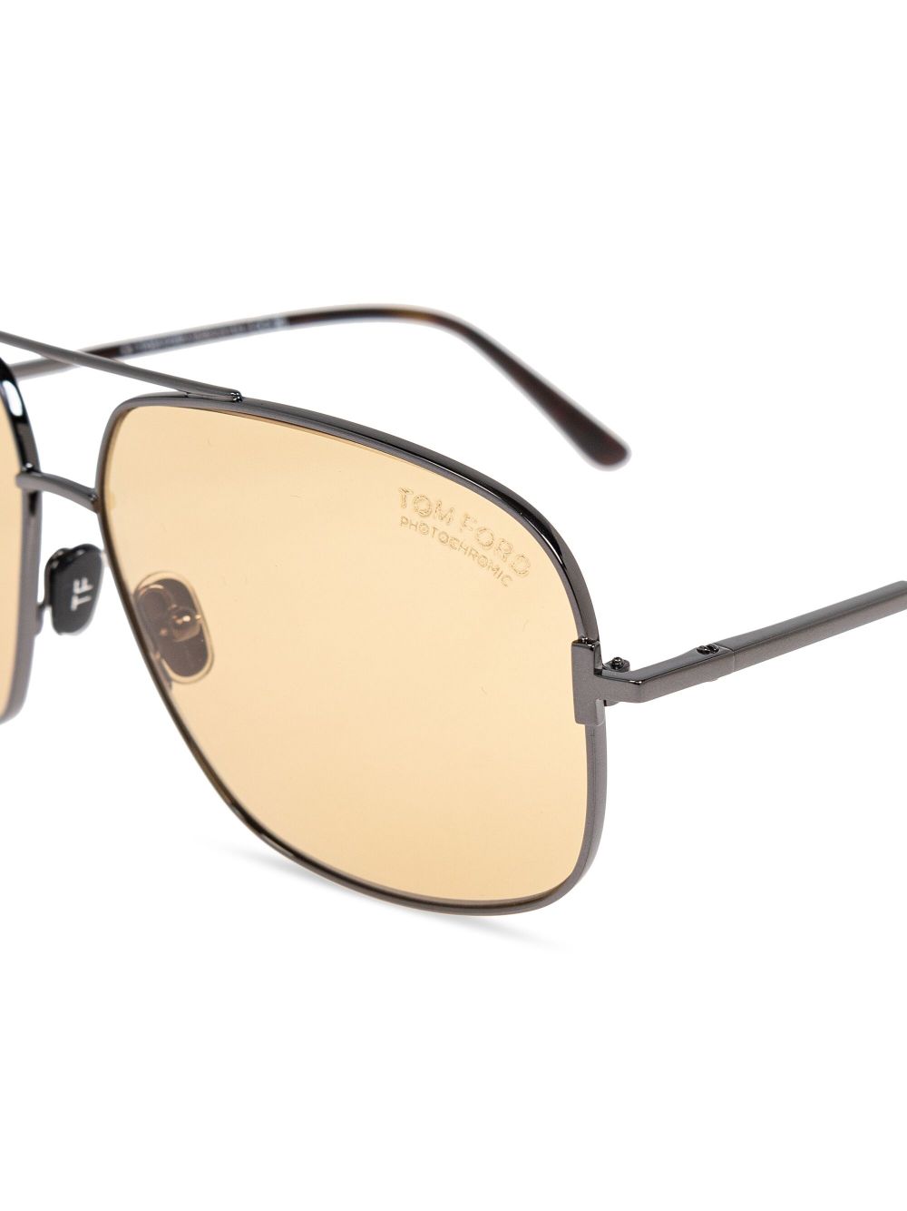 TOM FORD Eyewear Tex pilot-frame sunglasses - Goud