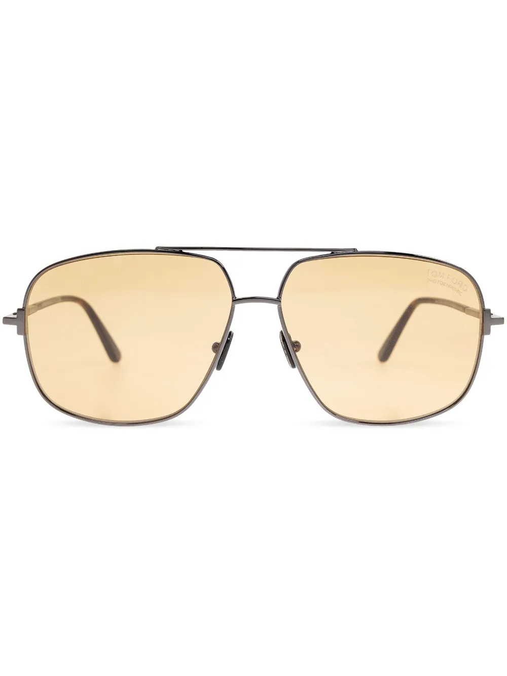 TOM FORD Eyewear Tex zonnebril met piloten montuur Goud