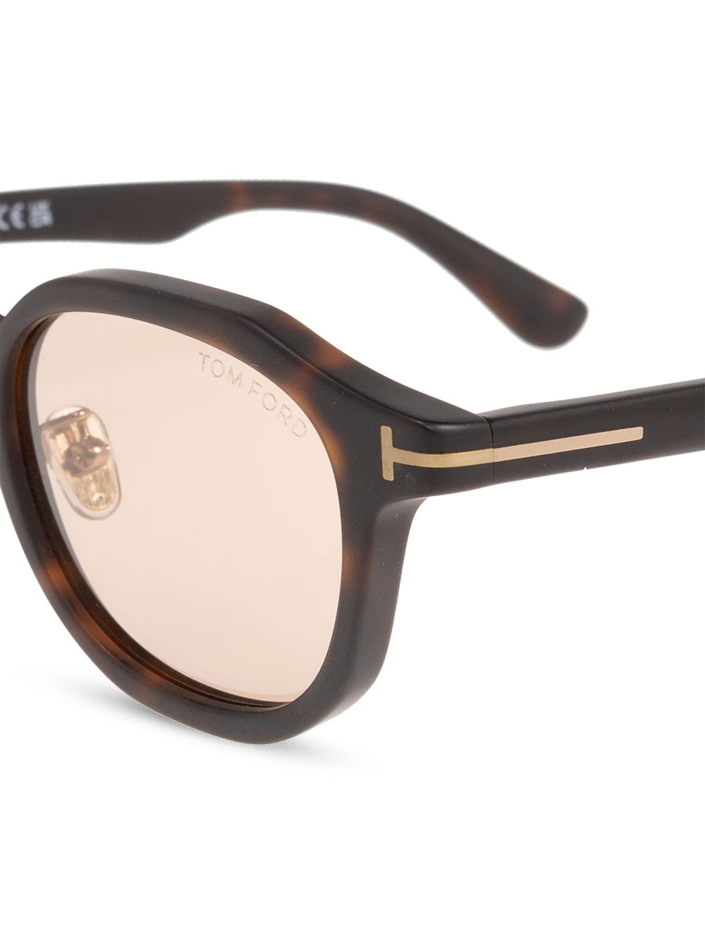 TOM FORD Eyewear round-frame sunglasses - Bruin